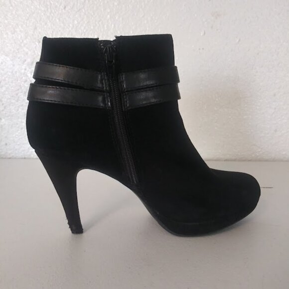 Metaphor women's size 7 1/2 black high heel ankle boots - Picture 6 of 16